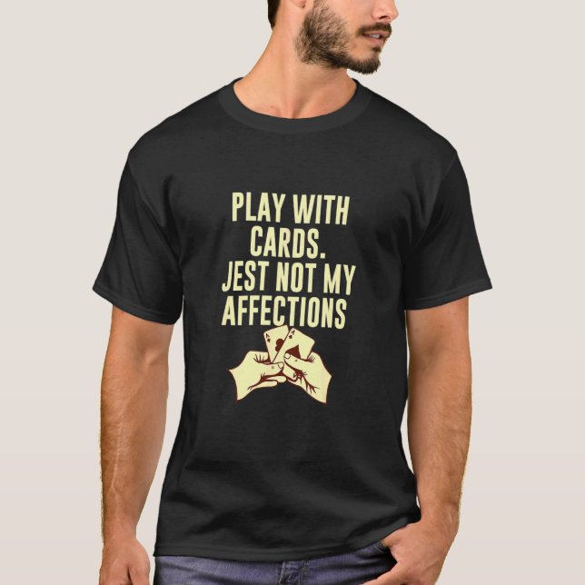 Camiseta Jugar con tarjetas Parejas de póker Jugador de pók (Anverso)