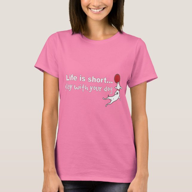 Camiseta Jugar con tu perro (Anverso)
