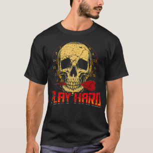 Camiseta Jugar Darting duro y Dardos Vintage Funny Dart
