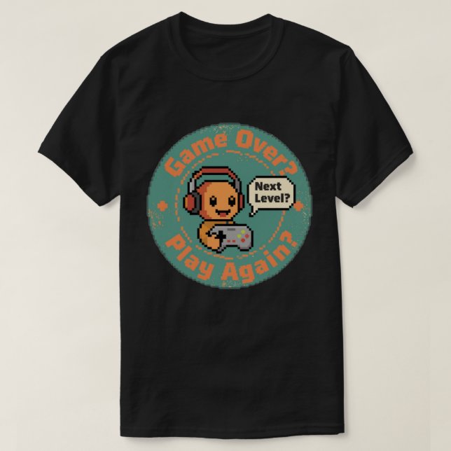 Camiseta "Jugar de Nuevo" (Diseño del anverso)