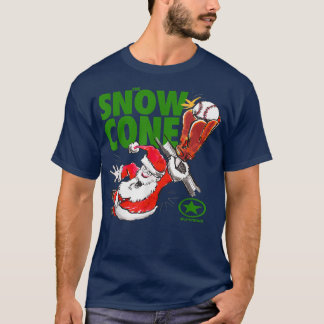 Camiseta Jugar fuerte BÉISBOL DE LA NIEVE DE SANTA