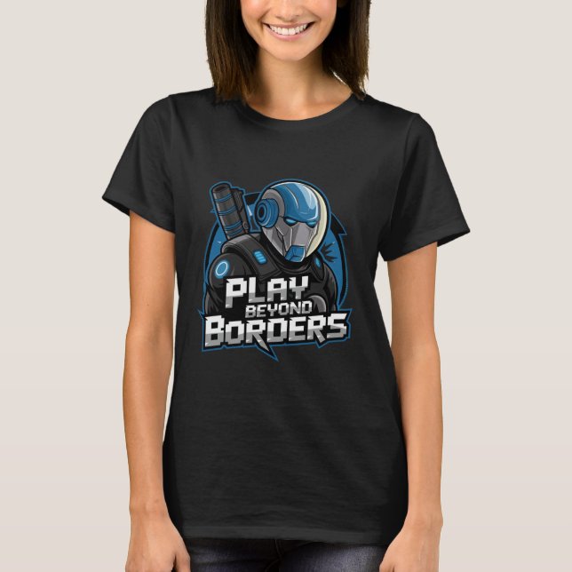 Camiseta Jugar más allá de las fronteras (Anverso)