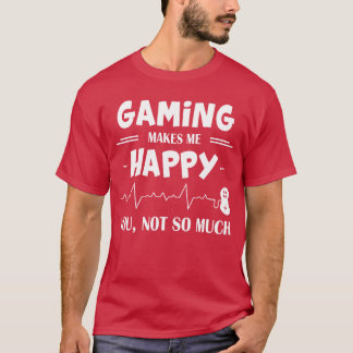 Camiseta Jugar Me Hace Feliz A Ti No Tanto Regalo vintage