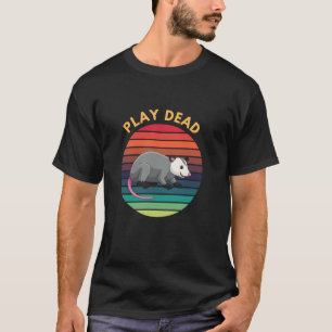 Camiseta Jugar Opossum muerto