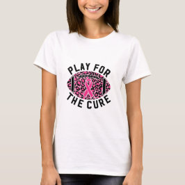 Camiseta Jugar Para Una Conciencia Sobre El Cáncer De Mama 