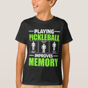 Camiseta Jugar pickleball mejora la memoria del jugador de