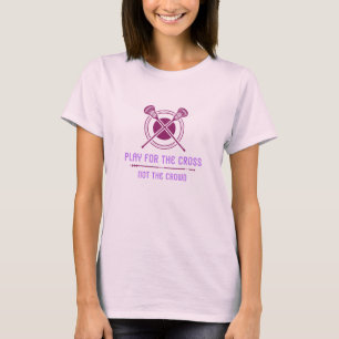 Camiseta Jugar por la cruz, no la multitud Christian Athl