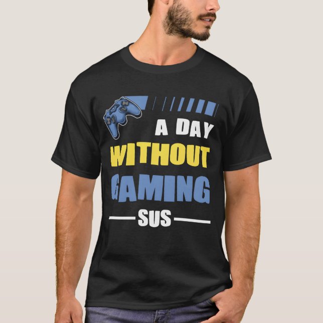 Camiseta Jugar un día sin jugar con videojuegos (Anverso)