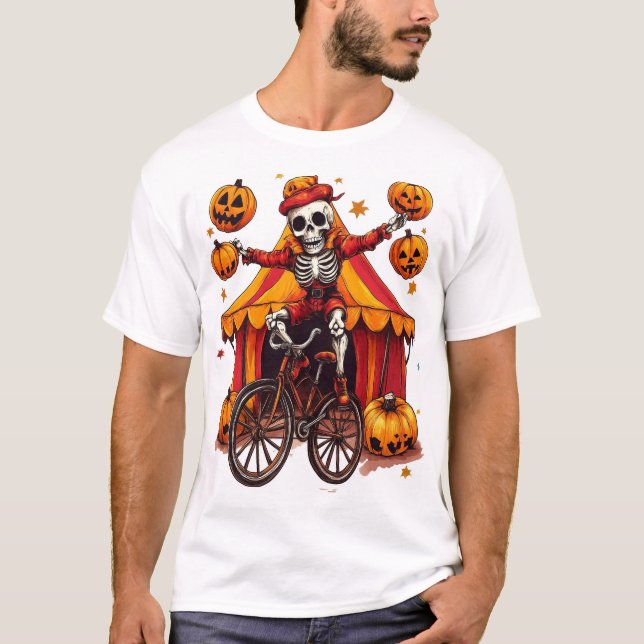 Camiseta Juggling Bones � Hilarious Circus Skull (Anverso)