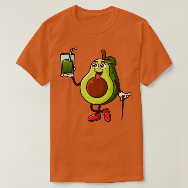 Camiseta Jugo De Aguacate Cute (Diseño del anverso)