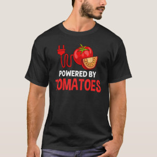 Camiseta Jugo de ensalada vegana de comida de tomate jardin