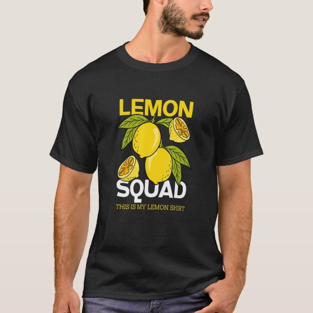 Camiseta Jugo de frutas Lemon Squad Lemonade Summer (Anverso)