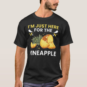 Camiseta Jugo de la planta de fruta de piña Graciosa Cita h
