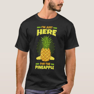 Camiseta Jugo de la planta de fruta de piña Graciosa Cita h