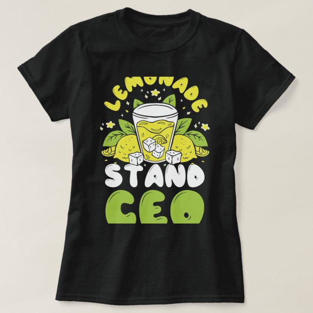 Camiseta Jugo de limón infantil Lemade Kids Lemonade Stand (Diseño del anverso)