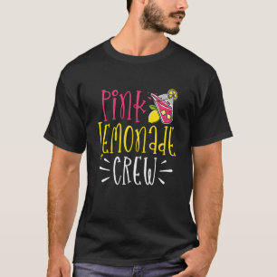 Camiseta Jugo de limón rosa de la tripulación de Lemonade 4