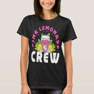 Camiseta Jugo de limón rosa de la tripulación de Lemonade 7