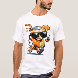 Camiseta Jugo de Naranja Corriendo