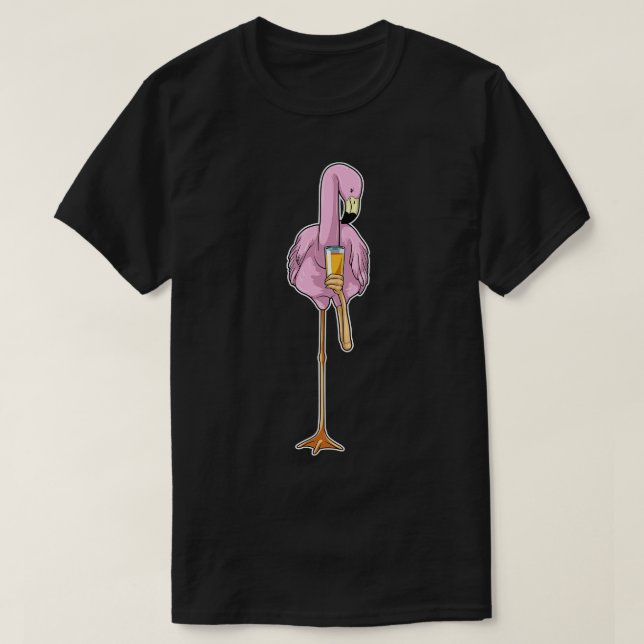 Camiseta Jugo de Naranja Flamingo (Diseño del anverso)