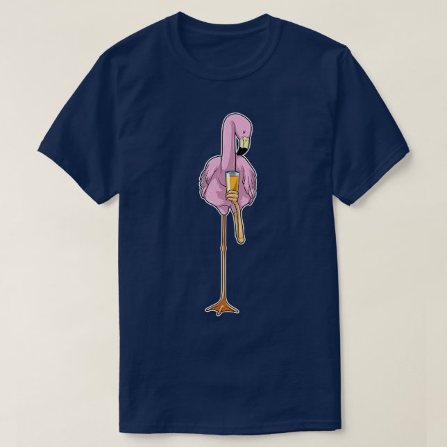Camiseta Jugo de Naranja Flamingo (Diseño del anverso)