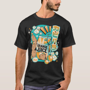 Camiseta Jugo de Naranja japonés Capybara por Tobe Fonseca
