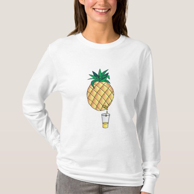 Camiseta jugo de piña puro (Anverso)
