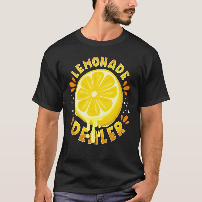 Camiseta Jugo de soporte de limón Lemonade Dealer (Anverso)