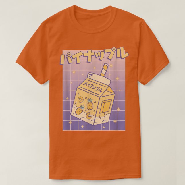 Camiseta Jugo estético japonés Kawaii retro japonés (Diseño del anverso)