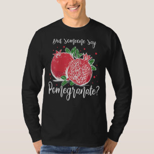 Camiseta Jugo granado de las mujeres Semilla Flor de frutas
