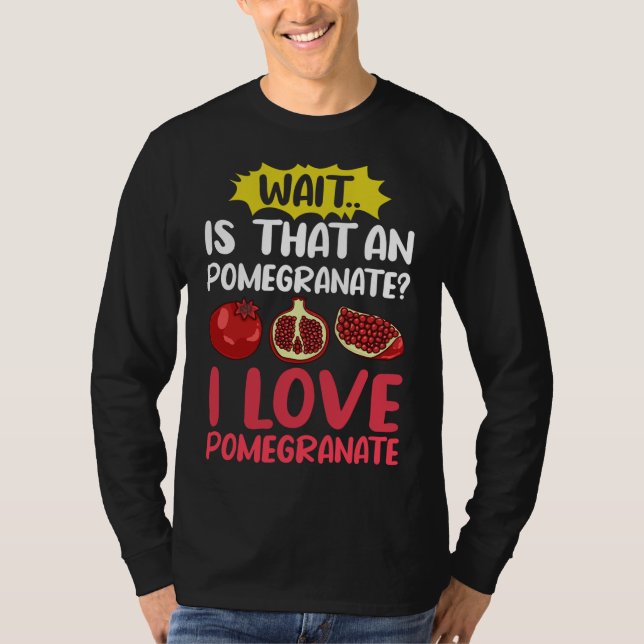 Camiseta Jugo granado Semilla Flor de Fruta (Anverso)