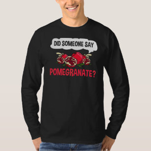 Camiseta Jugo granado Semilla Flor de Fruta