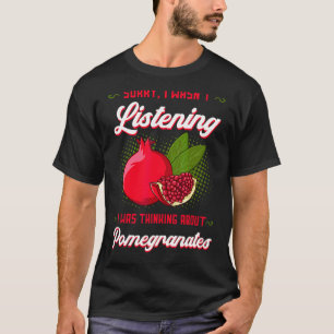 Camiseta Jugo granado Semilla Flor de frutas 2