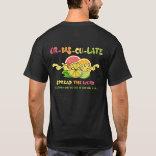 Camiseta Jugo Orbisculado En El Ojo Por Una Cuchara Extendi