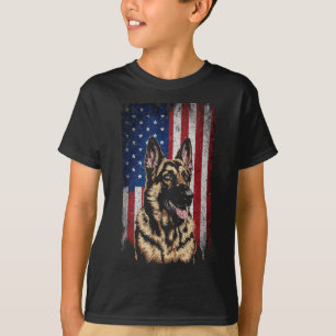 Camiseta Jugo Pastor Alemán 4 de Julio Infierno Patriótico 