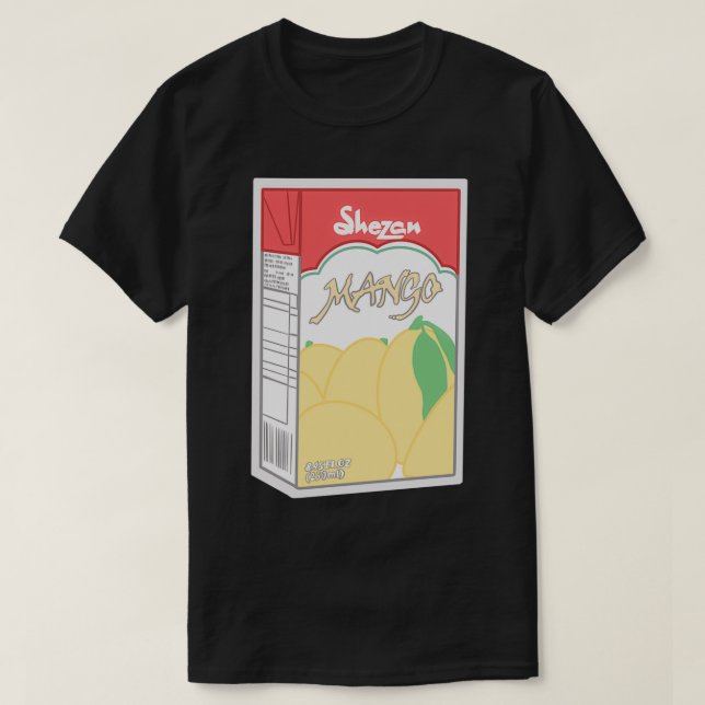 Camiseta Jugo Shezan Mango  (Diseño del anverso)
