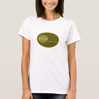 Camiseta Jugo verde oliva (te quiero)