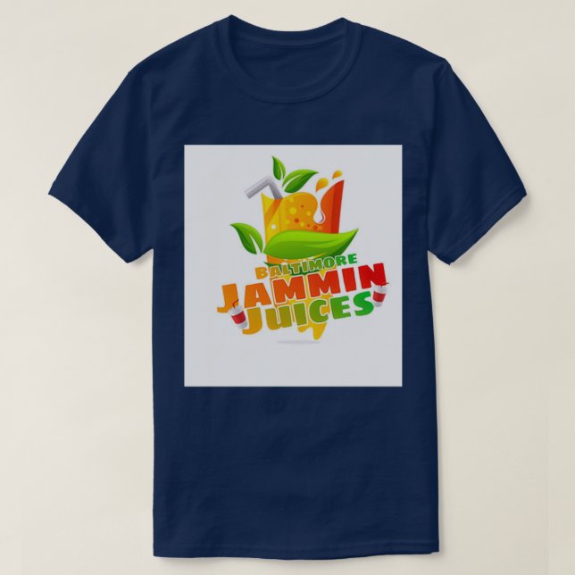Camiseta Jugos Baltimore Jammin (Diseño del anverso)