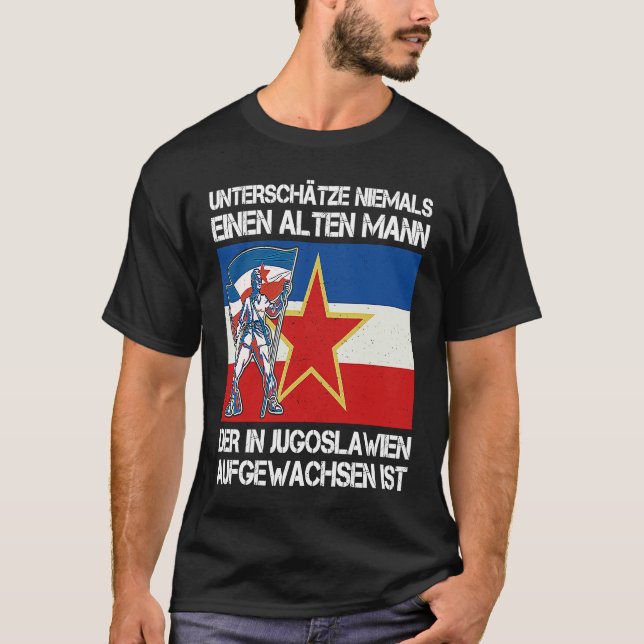 Camiseta Jugoslavija Jugo Jebiga Tito Balkan SFRJ Jugoslavi (Anverso)