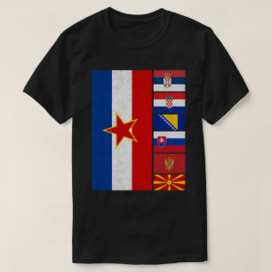 Camiseta Jugoslavija nekad i sad