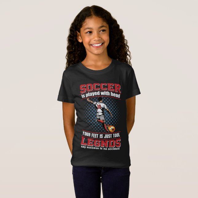 Camiseta Jugué Fútbol Con La Cabeza (Anverso completo)