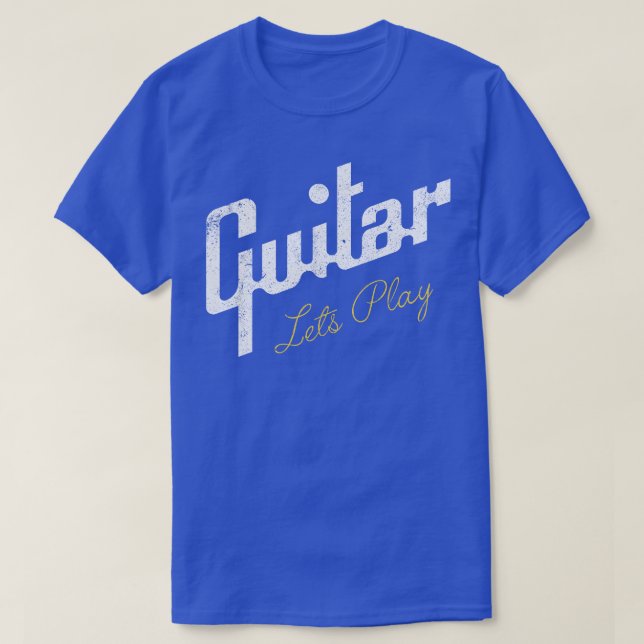 Camiseta Juguemos a la guitarra (Diseño del anverso)