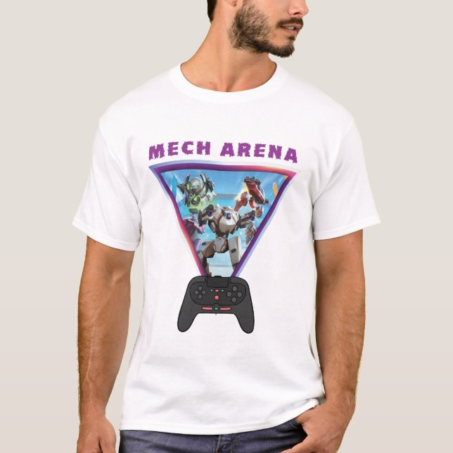 Camiseta Juguemos a la increíble batalla | Mech Arena (Anverso)