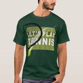 Camiseta Juguemos a la pista de tenis