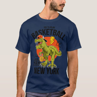 Camiseta juguemos al baloncesto en Nueva York