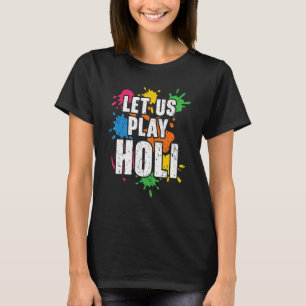 Camiseta Juguemos al Hinduismo Holi Budista Hindú Fest