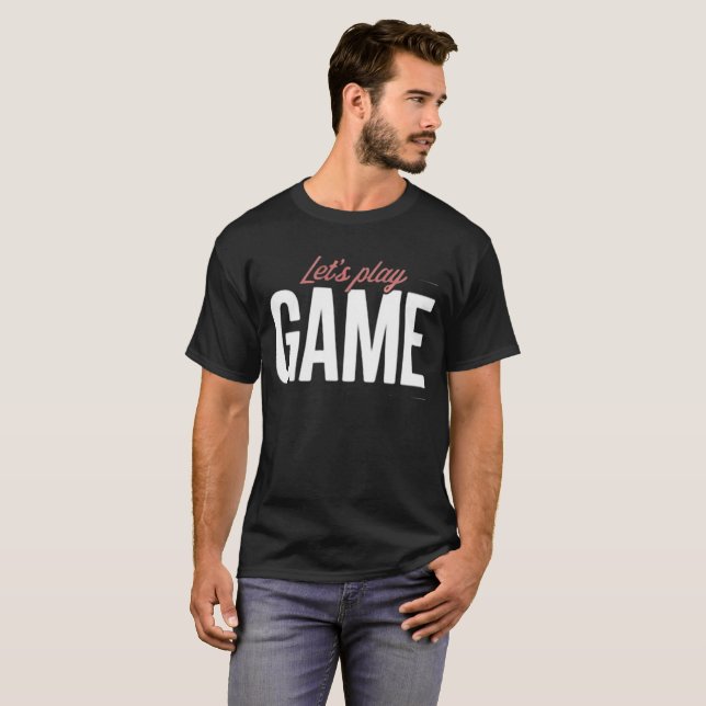 Camiseta Juguemos JUEGO (Anverso completo)