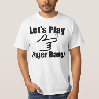 Camiseta ¡Juguemos la explosión del dedo!