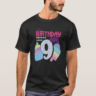 Camiseta Juguete de Fidget de Poppin de 9 años, Chica de cu