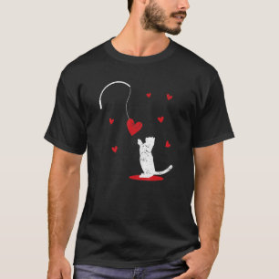 Camiseta Juguete de gato amor V-Day Amante de gatos gatito 