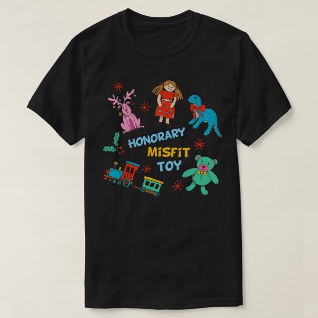 Camiseta Juguete de mal ajuste honorario (Diseño del anverso)